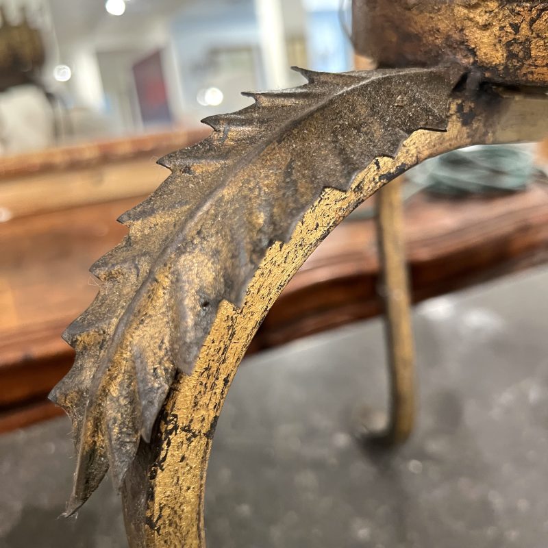 Vintage Spanish Gilded Iron Cachepot - Image 3