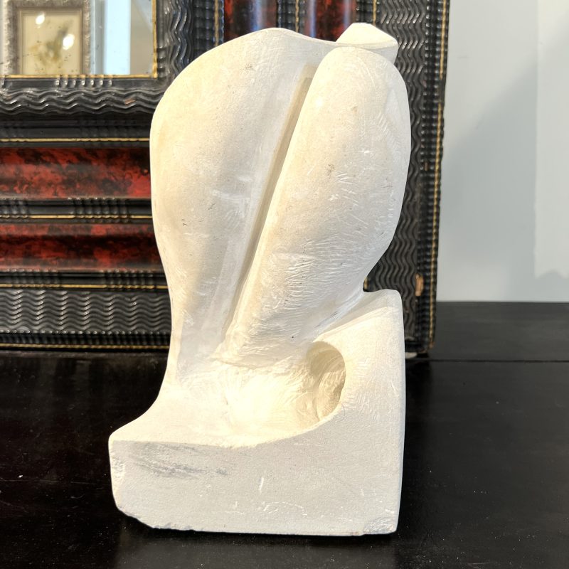 Mid-Century European Contemporary Antique Stone Sculpture - Image 2