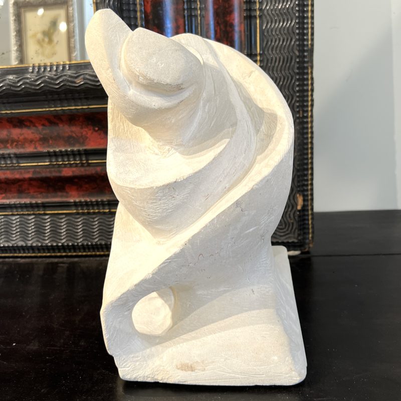 Mid-Century European Contemporary Antique Stone Sculpture - Image 5