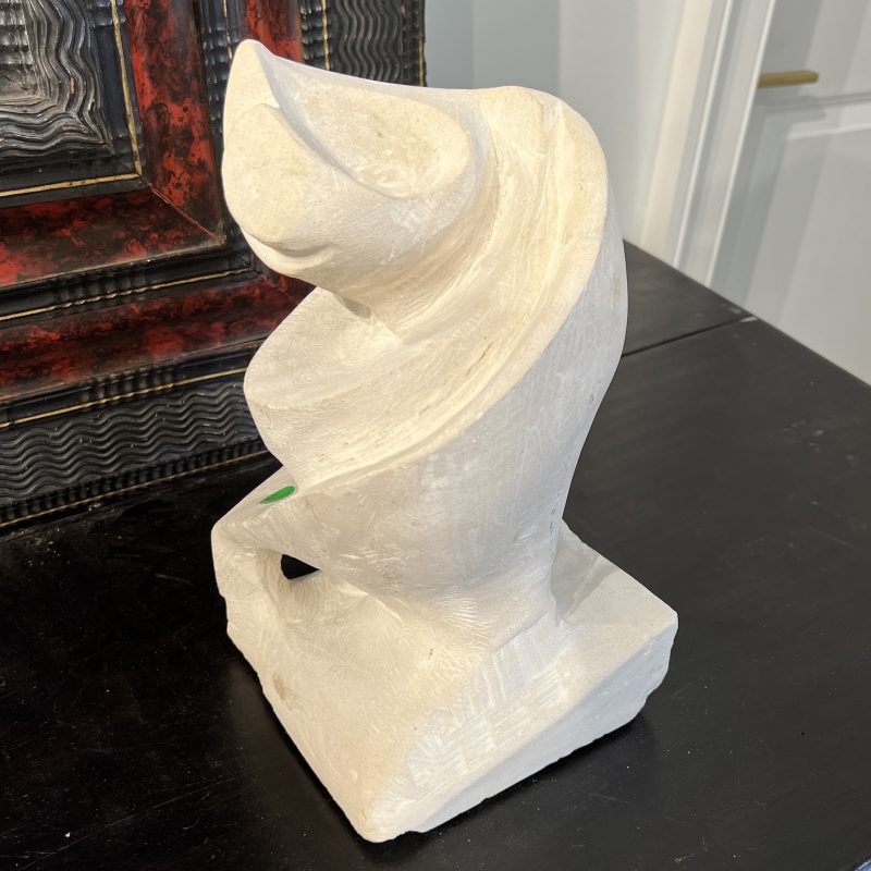 Mid-Century European Contemporary Antique Stone Sculpture - Image 3