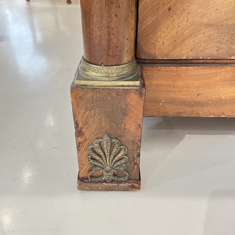 19th Century Empire Marble Top Commode - Image 10