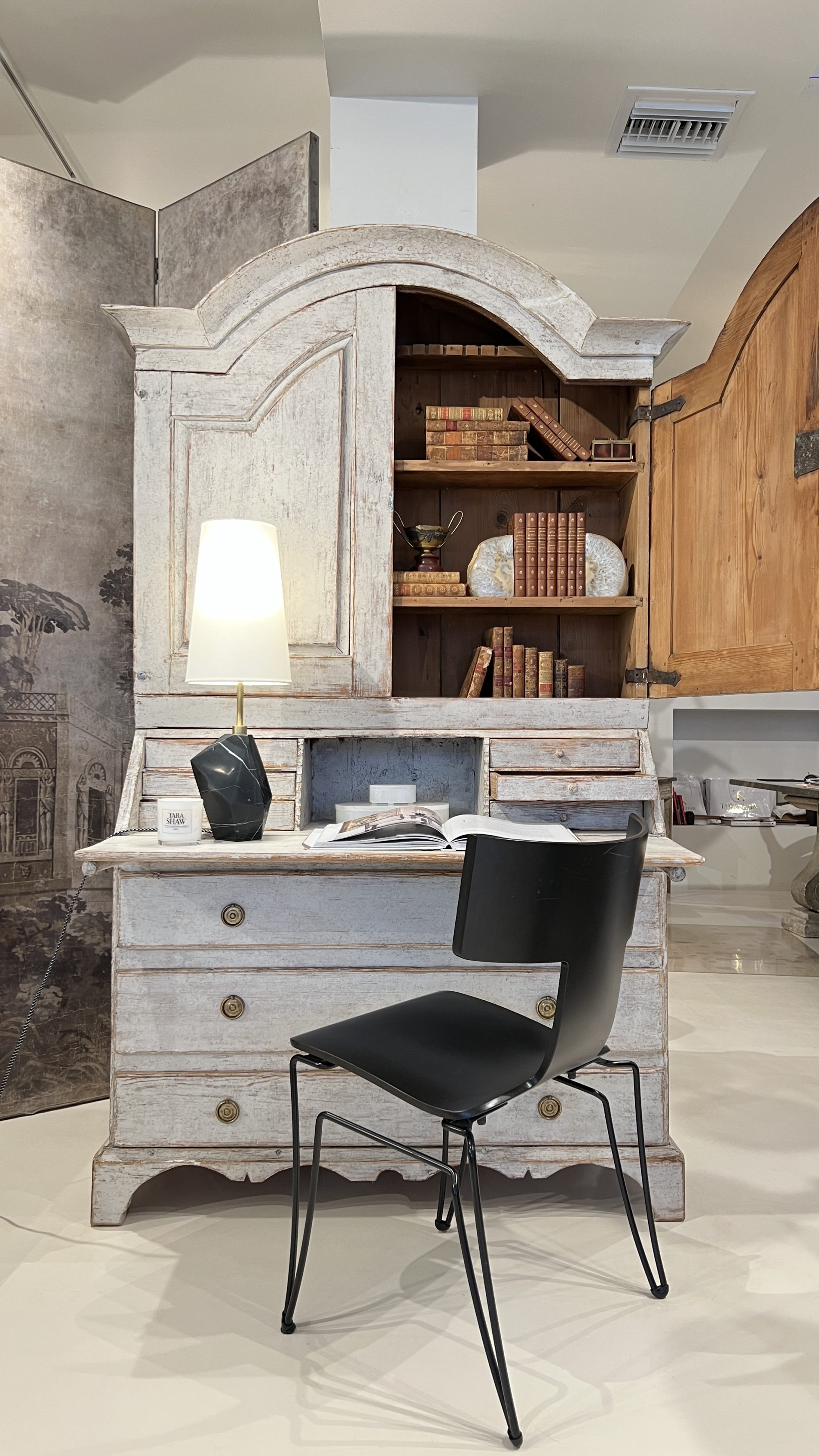 19th Century Swedish Gustavian Tall Case Antique Secretaire - Image 10