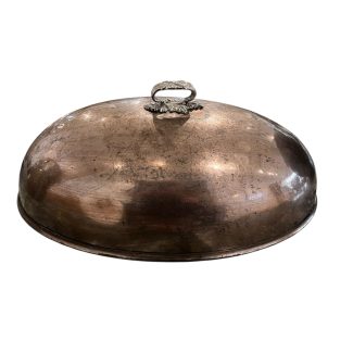 Large Silver Plate Cloche