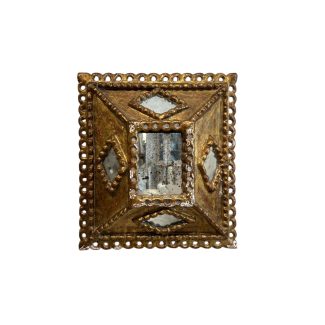 19c Spanish Giltwood Mirror