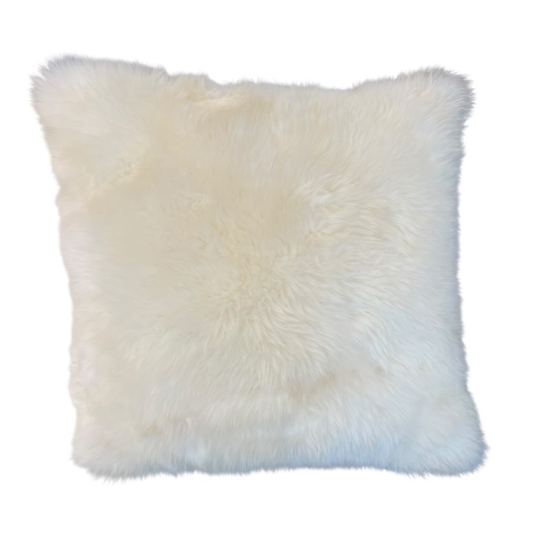 White Fur Pillow