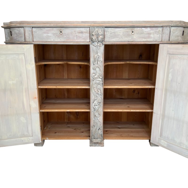 18th Century Swedish Rococo Antique Buffet - Image 9