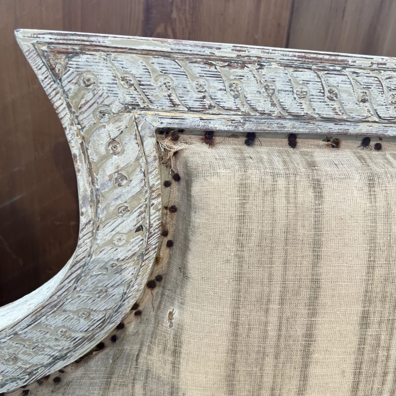19th Century Swedish Neoclassical Antique Bench - Image 13