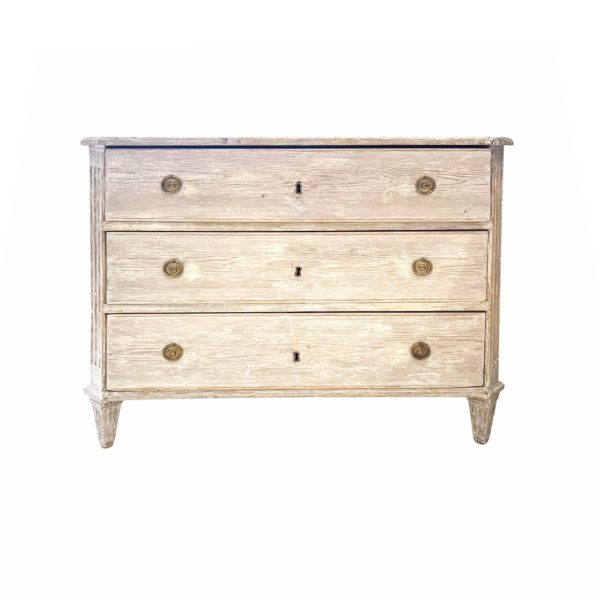 18th Century Swedish Gustavian Antique Painted Chest