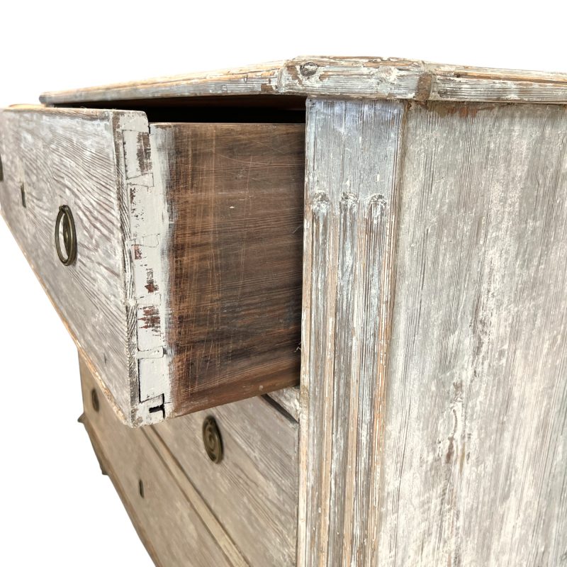 18th Century Swedish Gustavian Antique Painted Chest - Image 5
