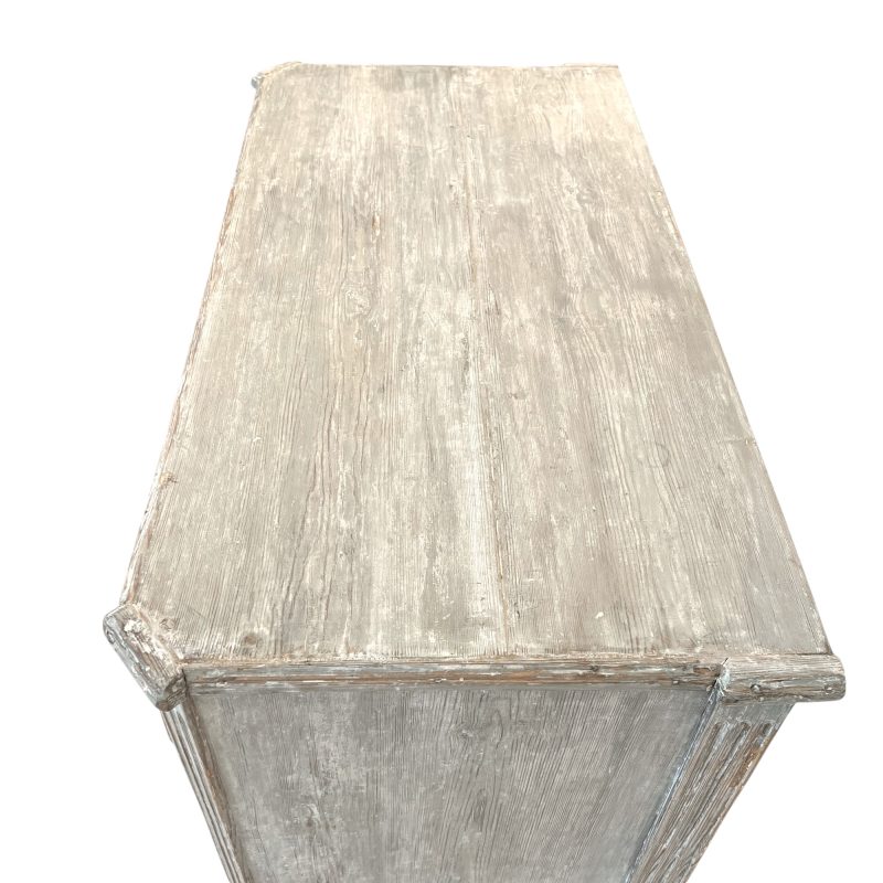 18th Century Swedish Gustavian Antique Painted Chest - Image 7