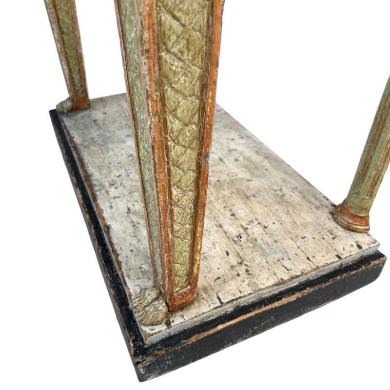 19 Swedish Gustavian Egyptian-style Antique Gilded Console Table with Marble Top - Attributed to Jonas Frisk - Image 7
