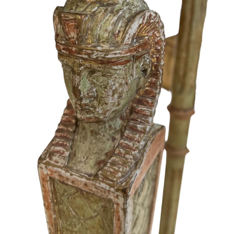 19 Swedish Gustavian Egyptian-style Antique Gilded Console Table with Marble Top - Attributed to Jonas Frisk - Image 12