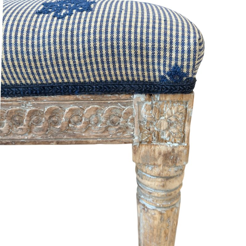 19th Century Swedish Gustavian Antique Tabouret - Image 3
