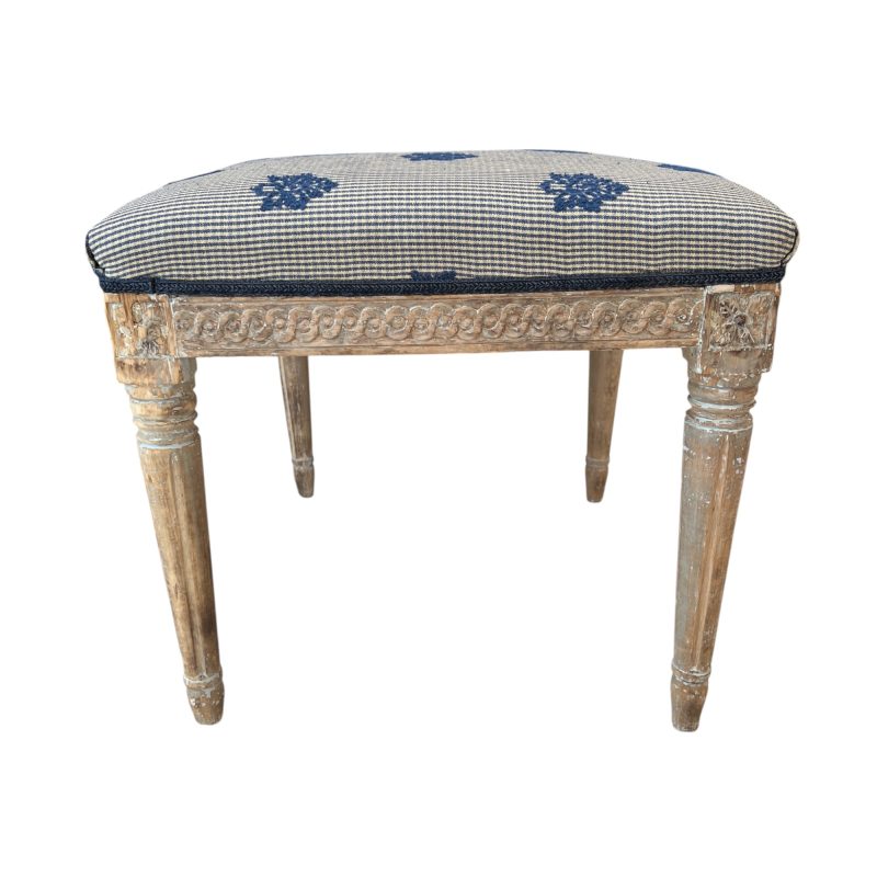 19th Century Swedish Gustavian Antique Tabouret - Image 2