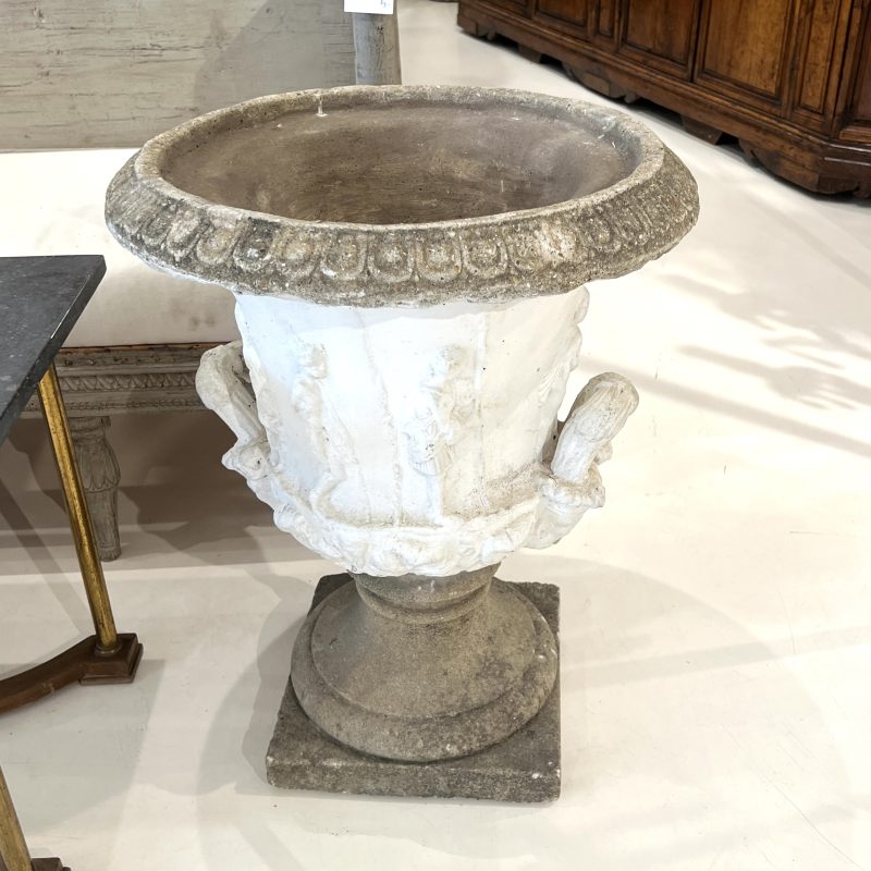 Antique Swedish Pr of Jardinieres - after the Borghese Vase - Image 10