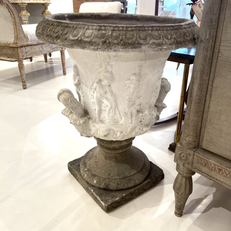 Antique Swedish Pr of Jardinieres - after the Borghese Vase - Image 12