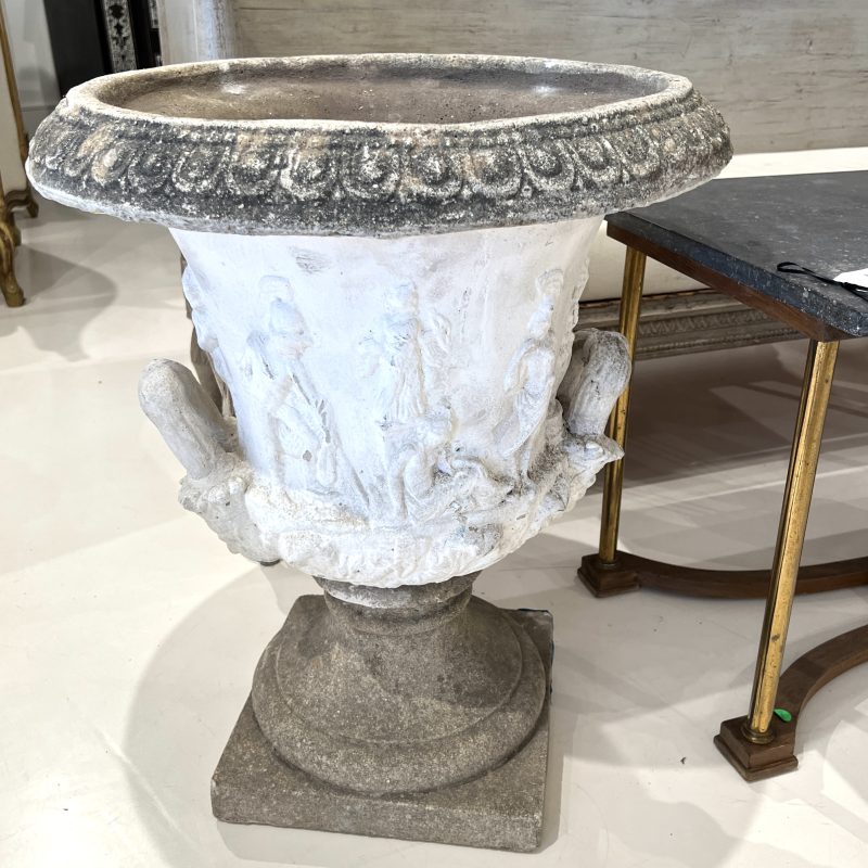 Antique Swedish Pr of Jardinieres - after the Borghese Vase - Image 13