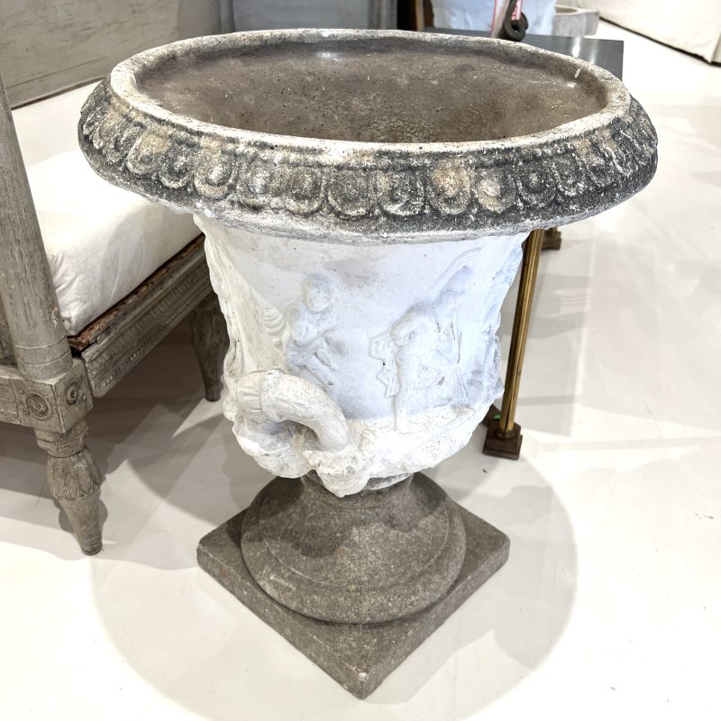 Antique Swedish Pr of Jardinieres - after the Borghese Vase - Image 15
