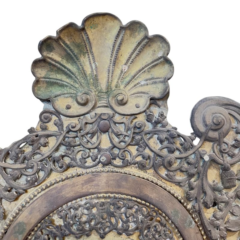 19th Century Italian Pair of Tole & Gilded Wood Sconces - Image 7