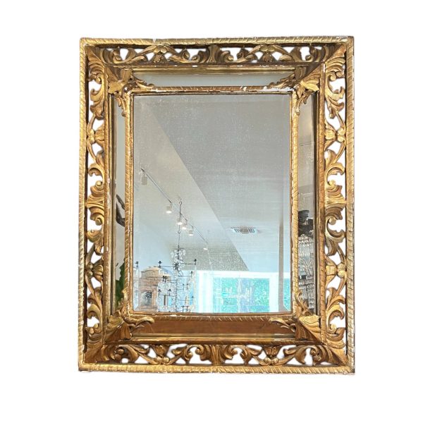 19th Century Louis XVI Gilded Antique Mirror