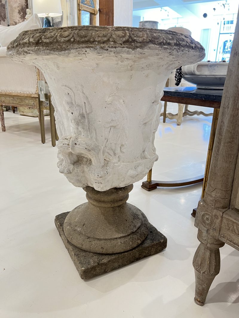 Antique Swedish Pr of Jardinieres - after the Borghese Vase - Image 8