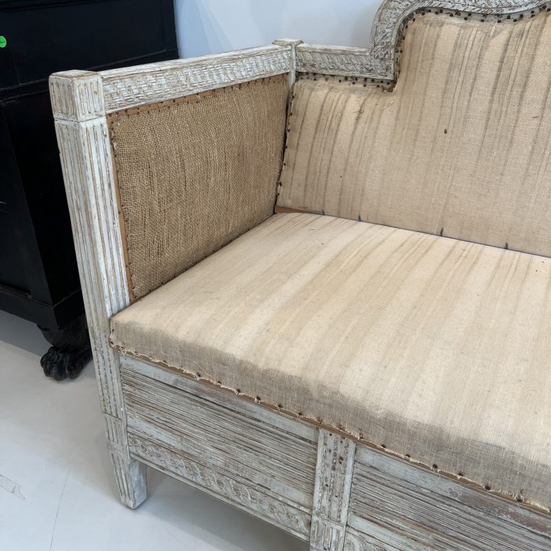 19th Century Swedish Neoclassical Antique Bench - Image 3