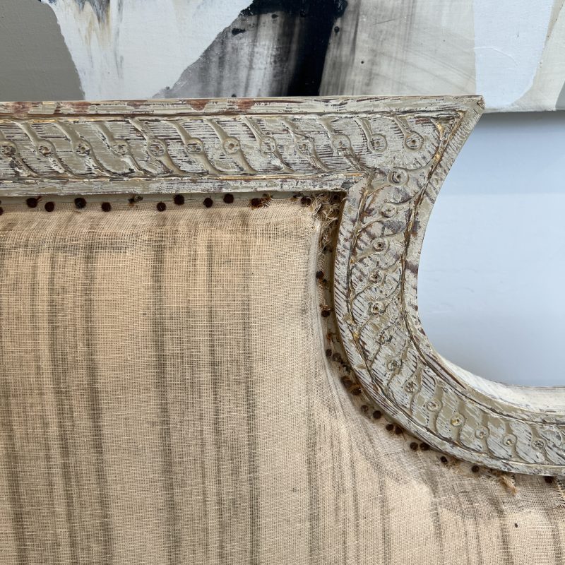 19th Century Swedish Neoclassical Antique Bench - Image 4