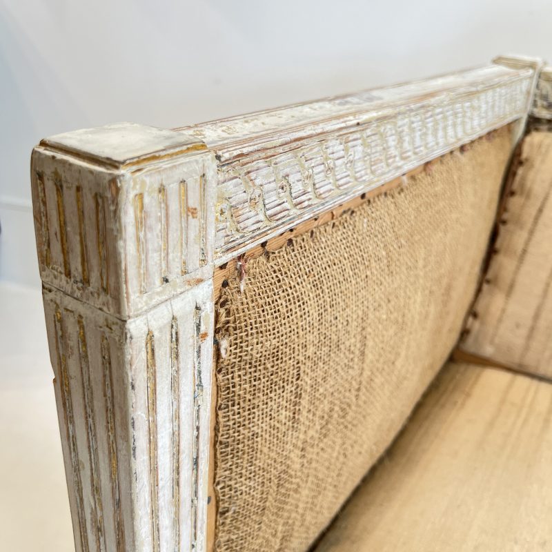 19th Century Swedish Neoclassical Antique Bench - Image 10