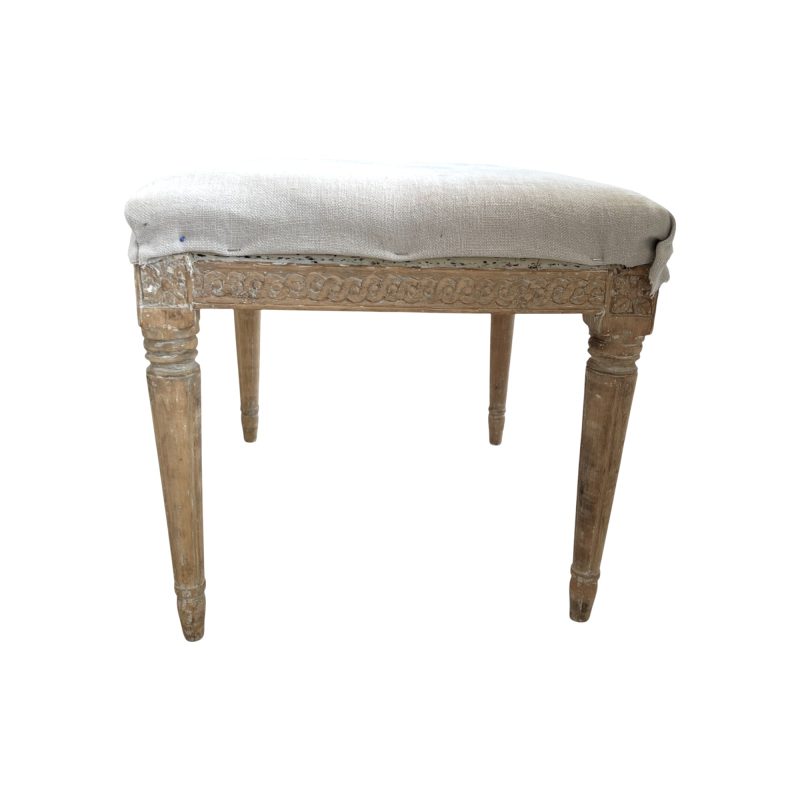 19th Century Swedish Gustavian Antique Tabouret - Image 2