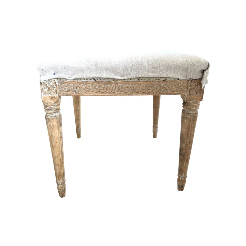 19th Century Swedish Gustavian Antique Tabouret - Image 4
