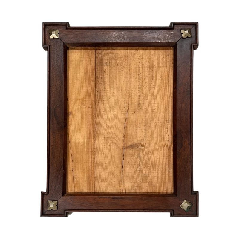 Antique French Directoire Walnut Frames with Brass - 3 - Image 2