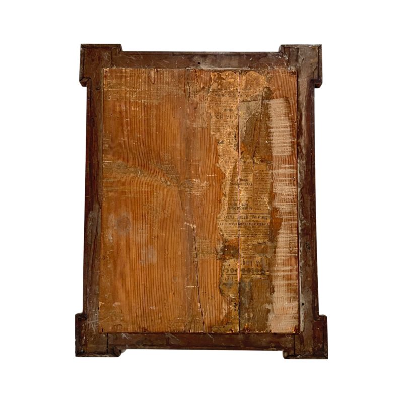 Antique French Directoire Walnut Frames with Brass - 3 - Image 7