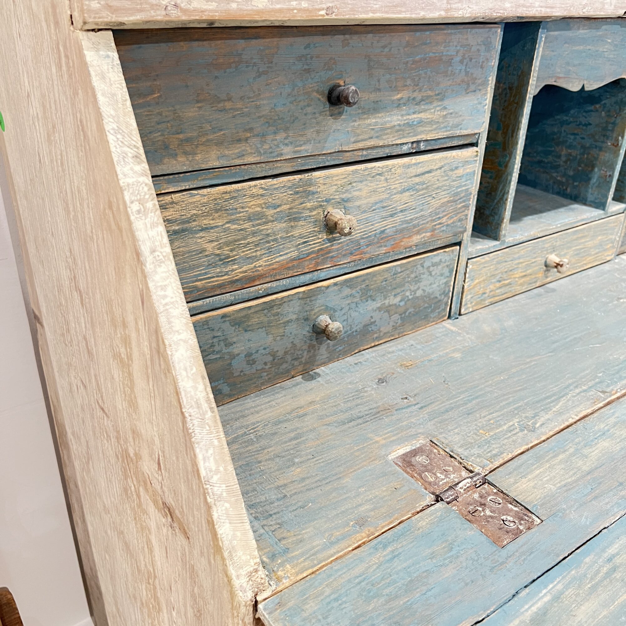 19th Century Swedish Tall Case Antique Secretaire - Image 10