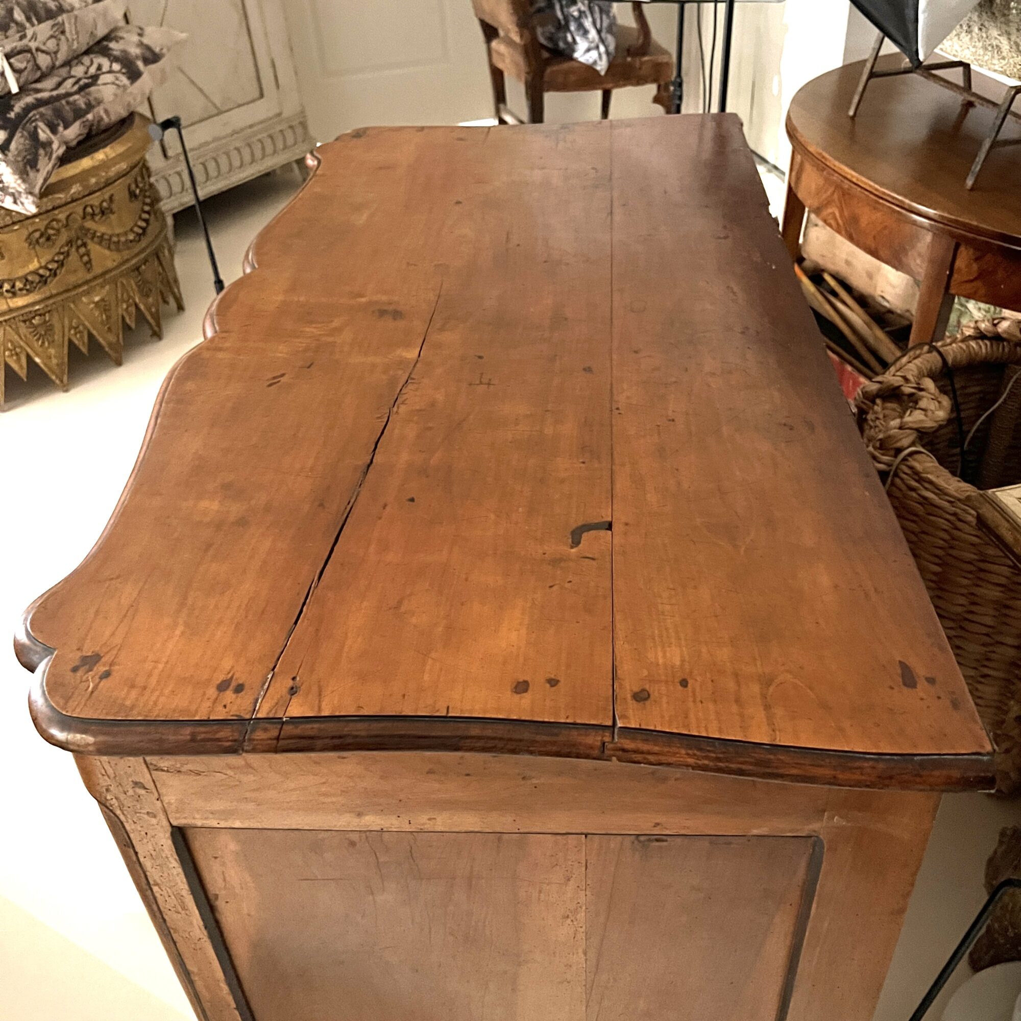 18th Century French Walnut Antique Chest from Bordeaux - Image 5