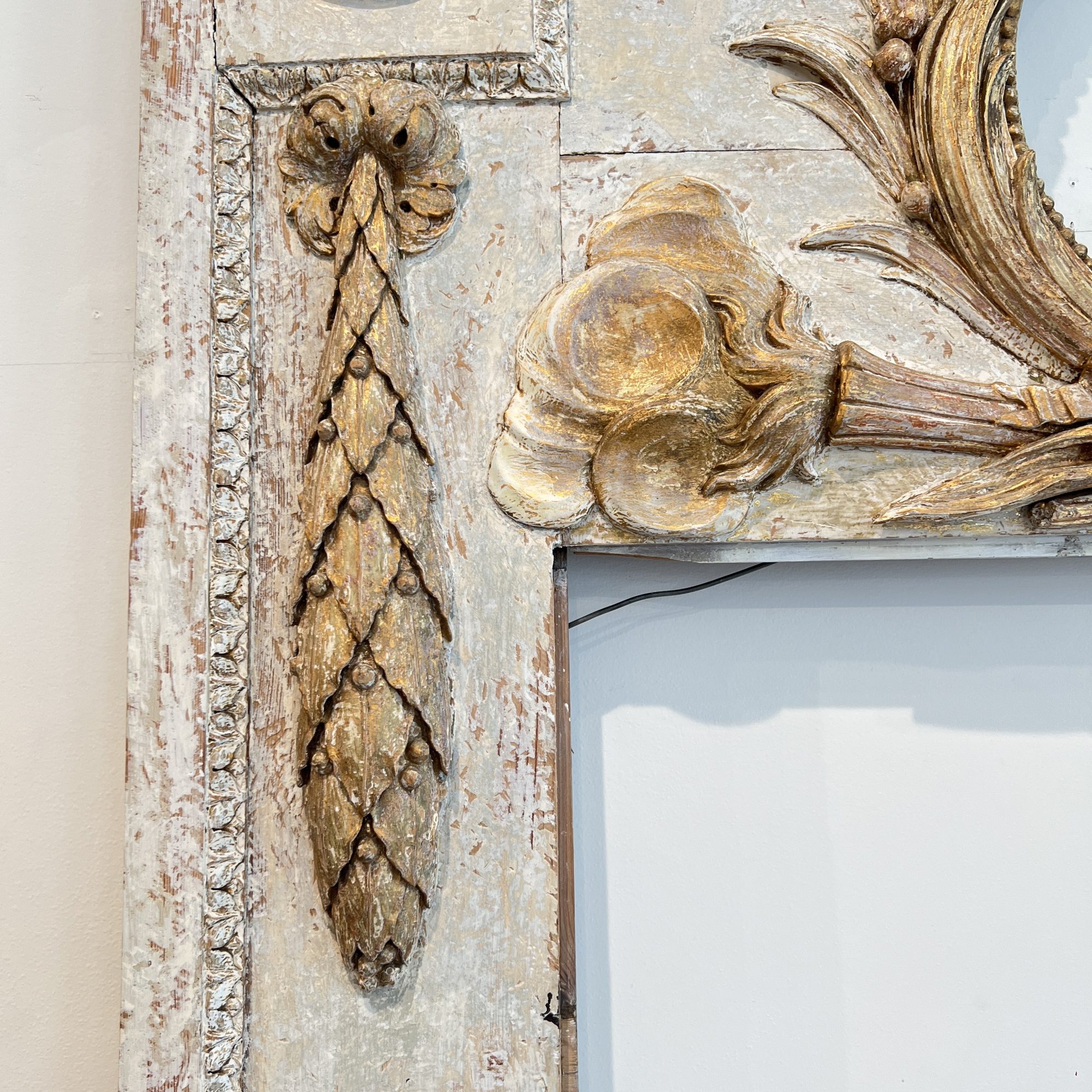 18th Century Swedish Antique Trumeau - Image 4