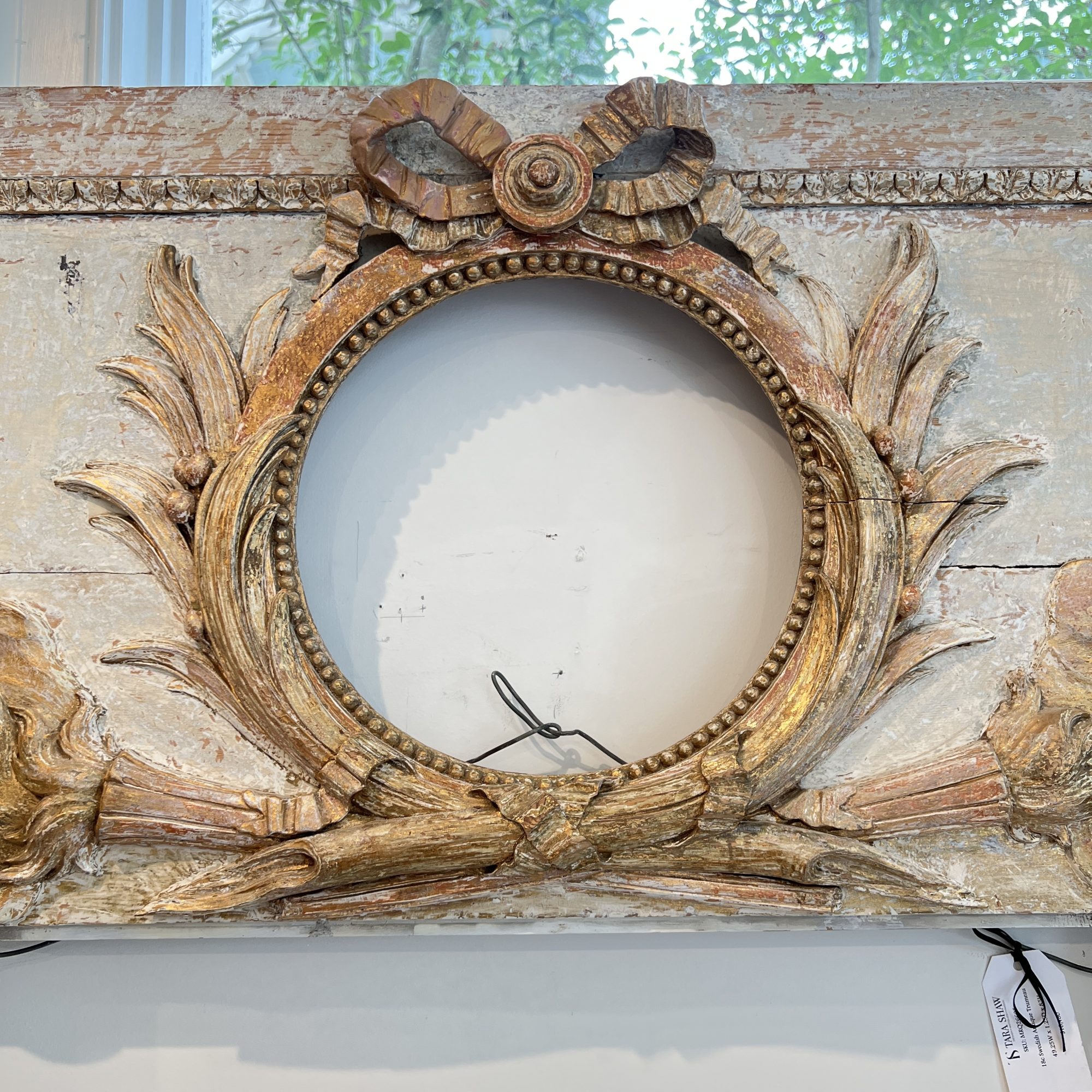 18th Century Swedish Antique Trumeau - Image 5