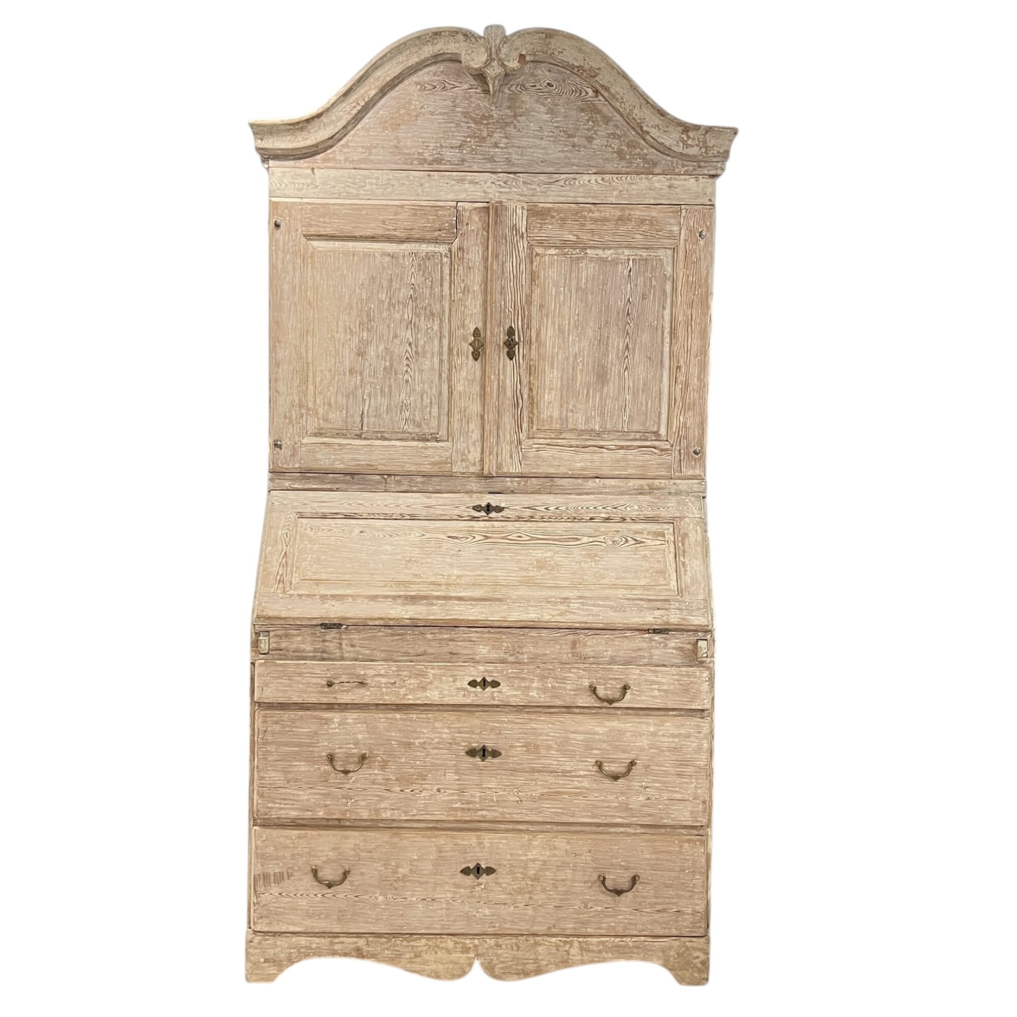 19th Century Swedish Tall Case Antique Secretaire - Image 2