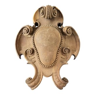19th Century French Large Wooden Antique Fragment from a Chateau