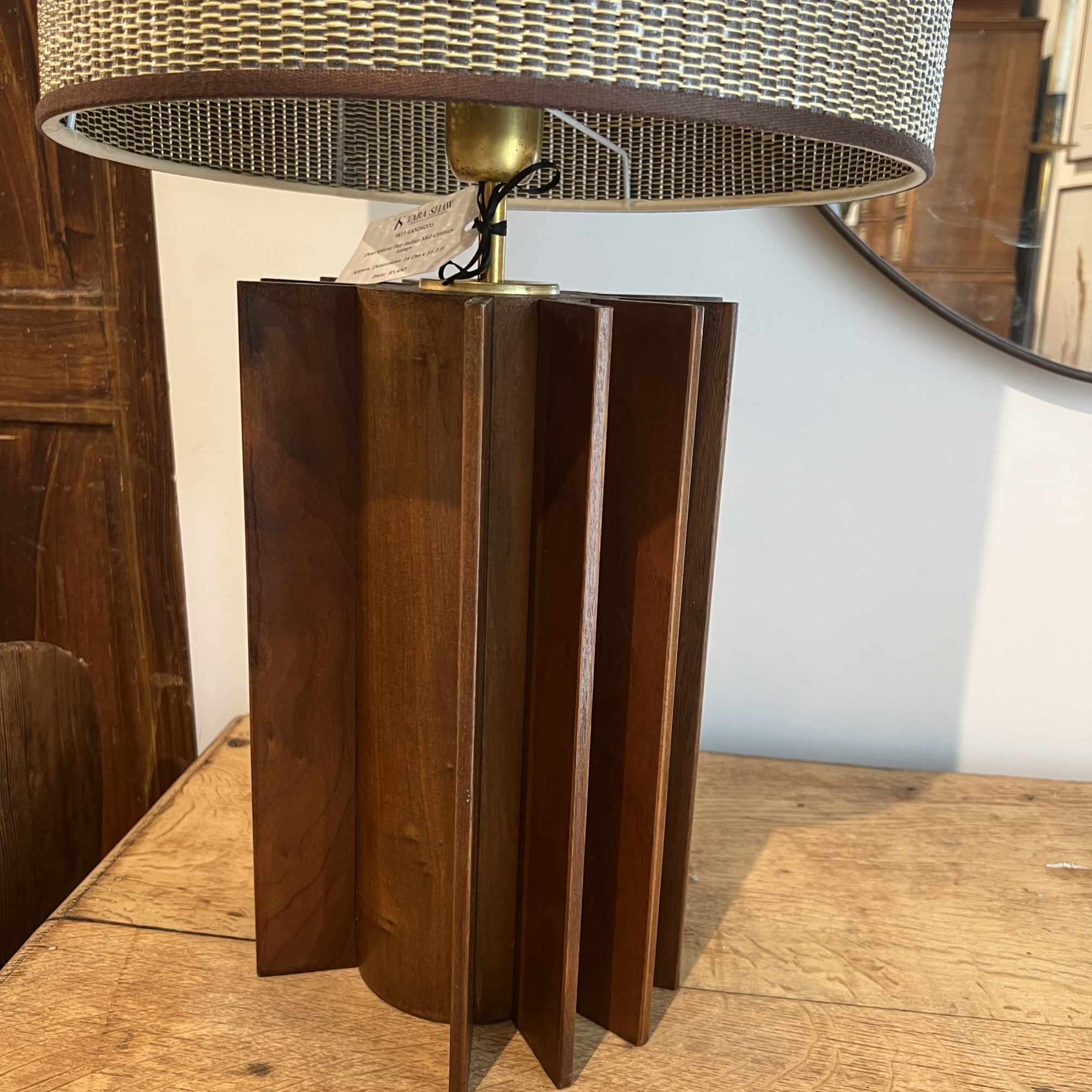 Mid-Century Italian Pair Table Lamps - Image 4