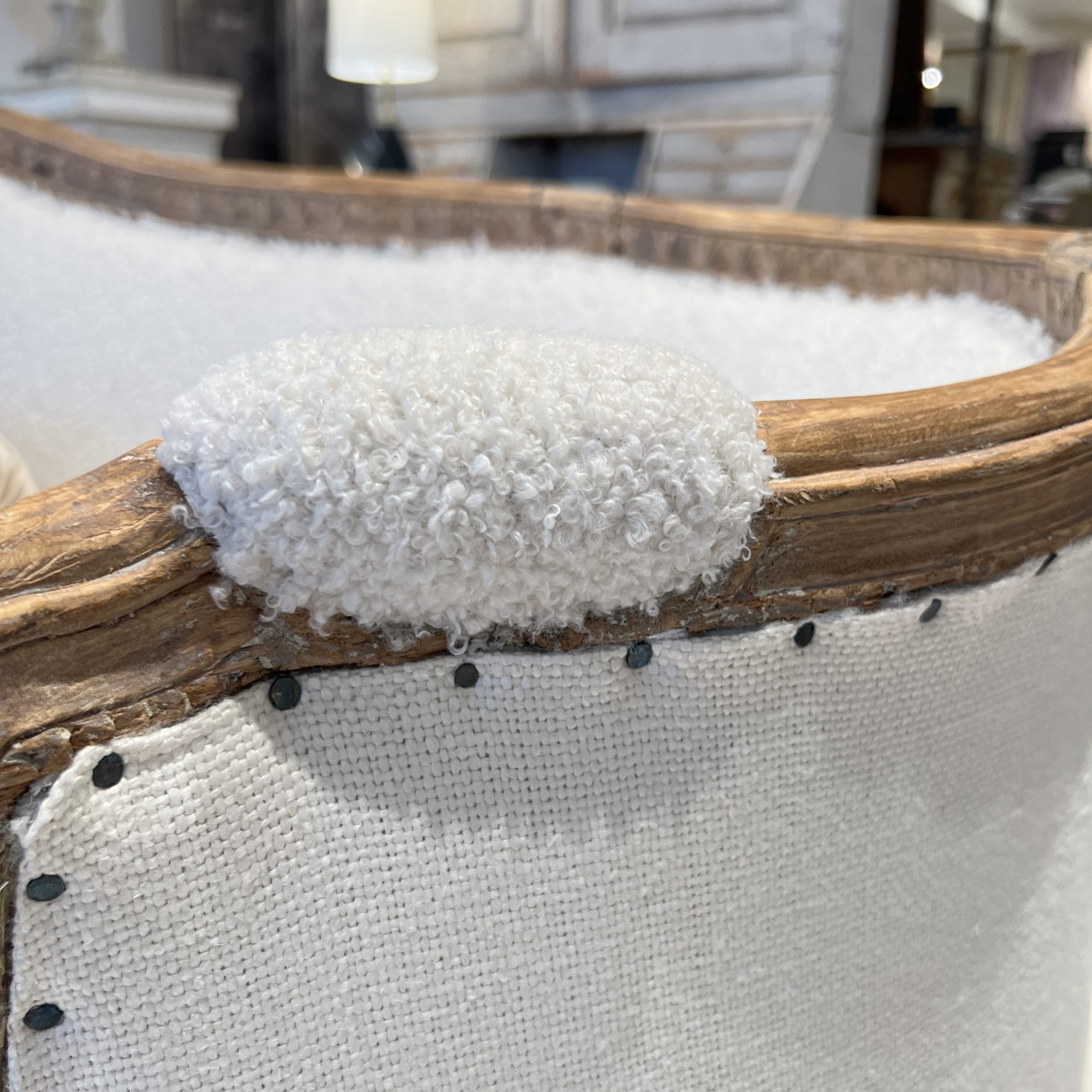18th Century Swedish Antique Tub Sofa (Signed) - Image 13