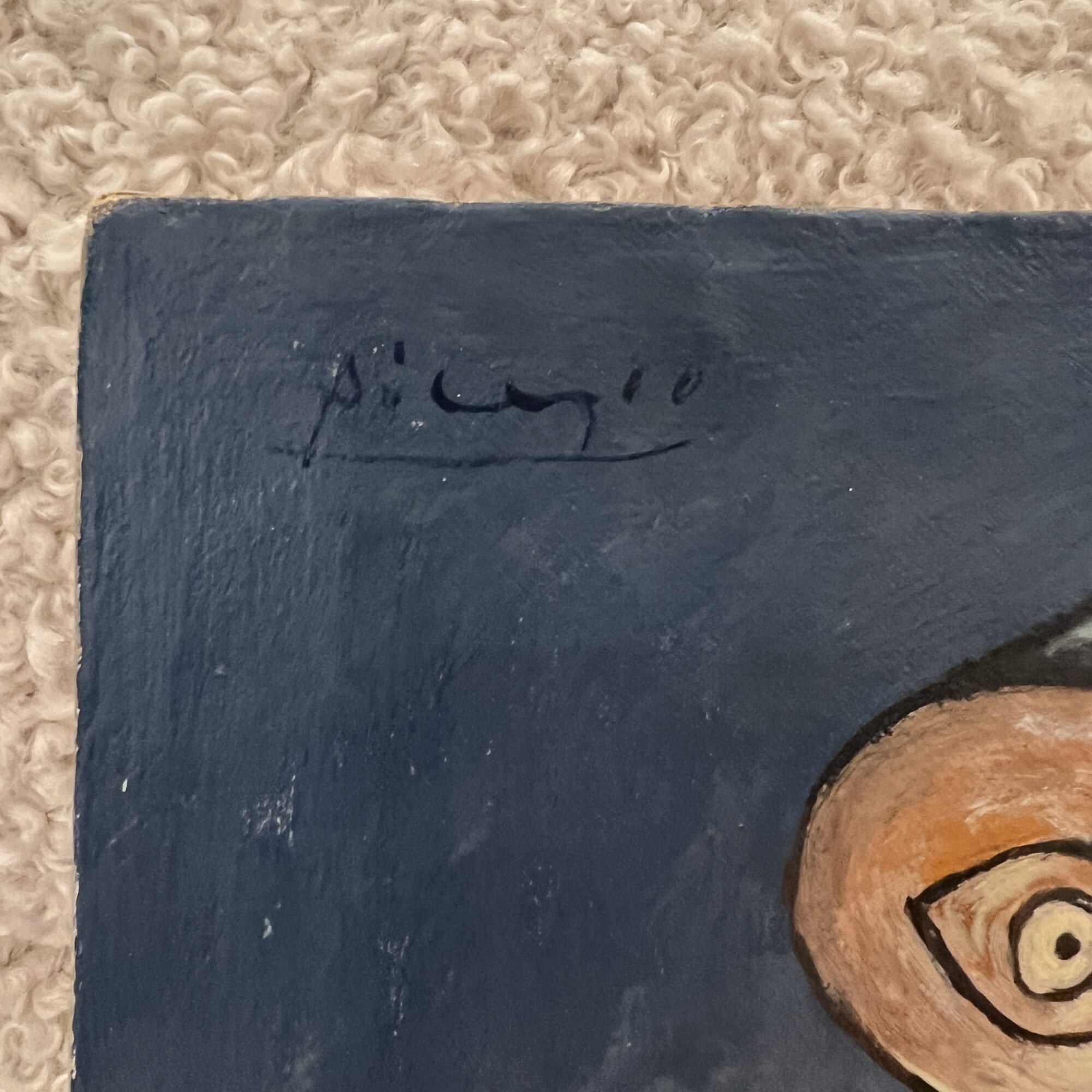 Picasso Oil & Mix Media on Canvas with Certificate of Authenticity - Image 5