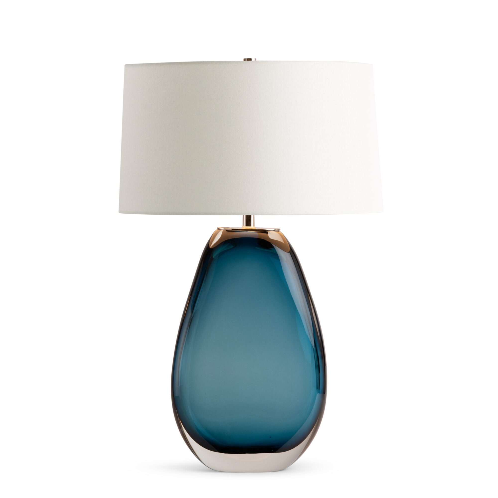 Blue Teardrop Table Lamp