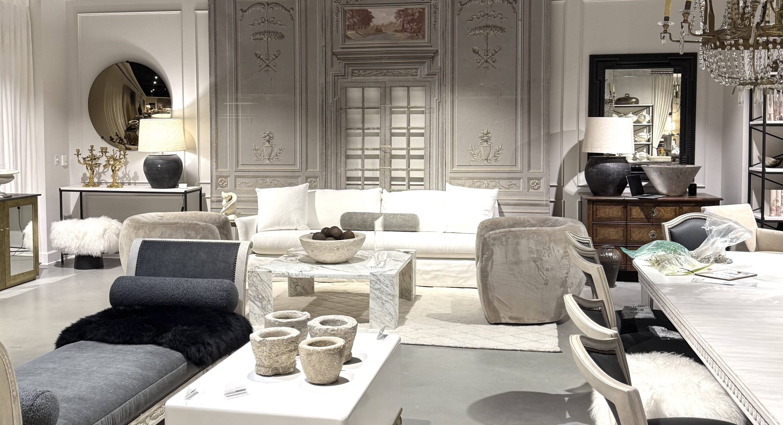 18th Century French Set of 6 Louis XVI Canvas Theater Panels - Image 55