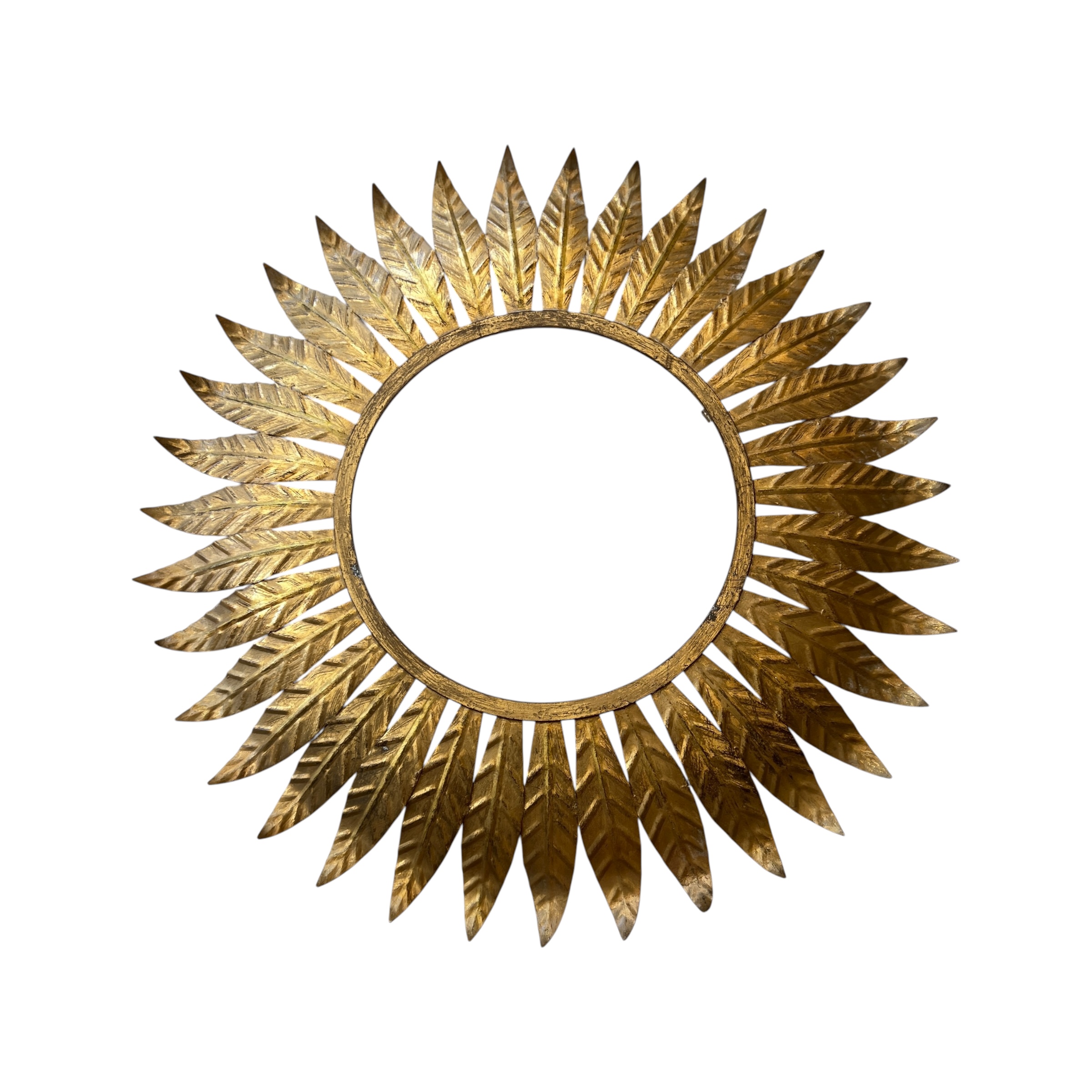 Spanish Gilded Iron Sunburst